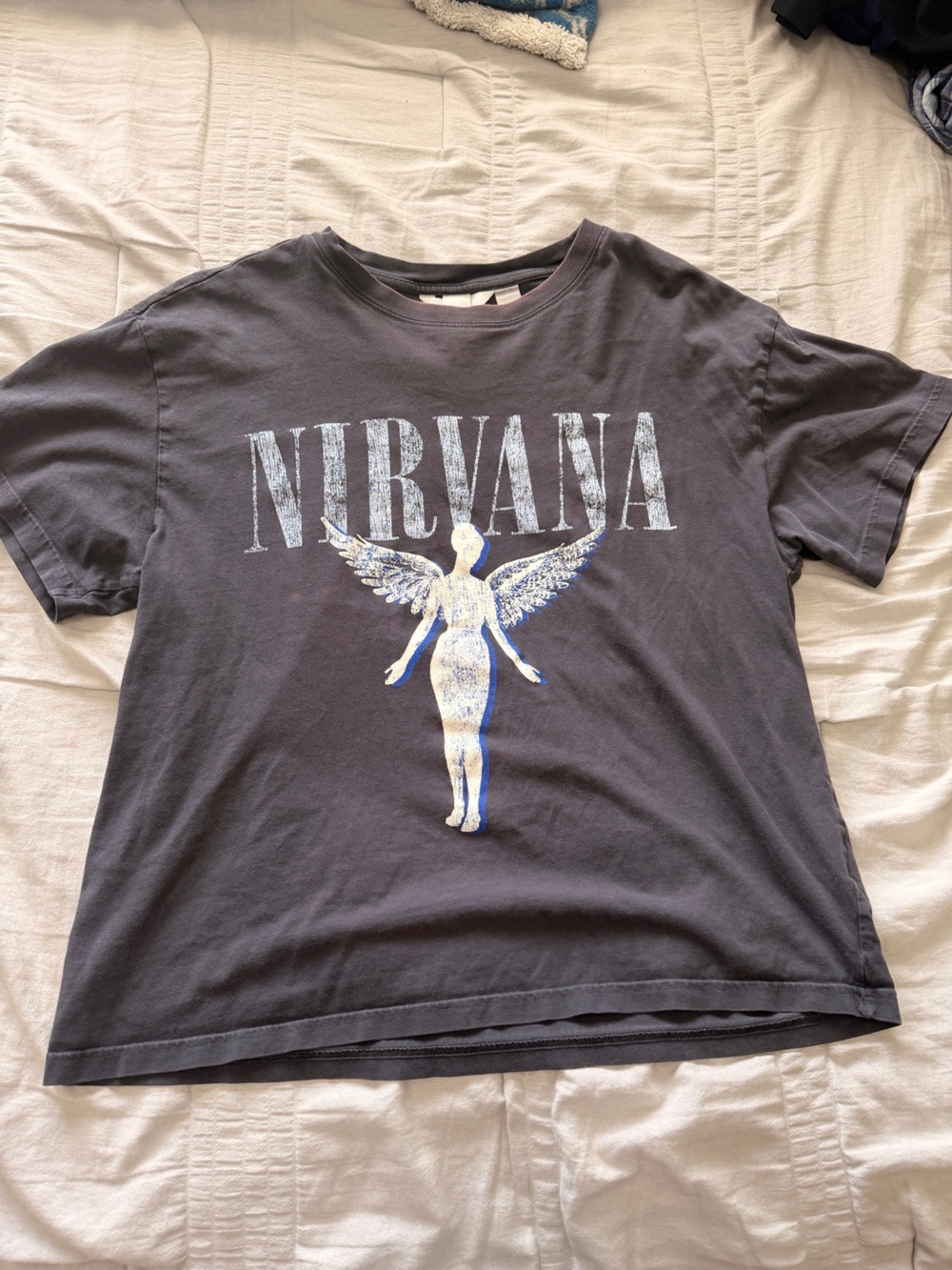 Nirvana Black Graphic Band T-Shirt